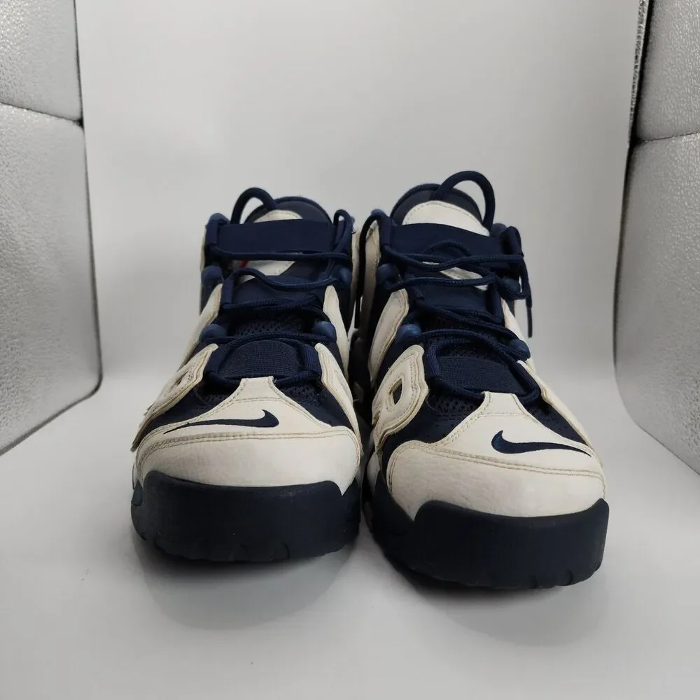 Nike‎ Air More Max Uptempo 2016 Olympic Men's Size 8 Shoes Navy White 414962-104